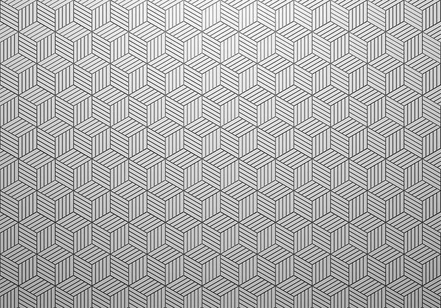 Carta da parati - Hexagons in Detail