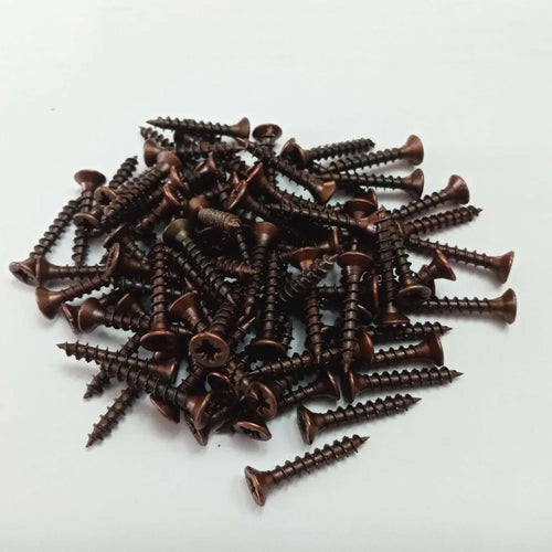 Vite 3,5x40mm - 100pz TPS testa conica bronzata per legno truciolare