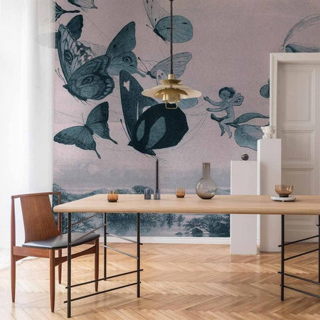 Carta da parati - Butterflies and Fairy