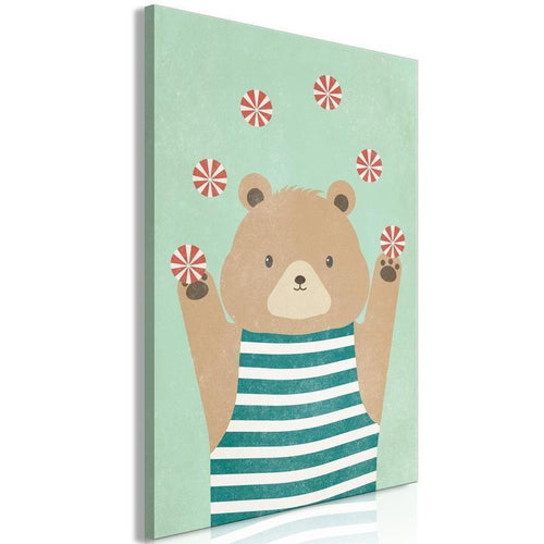 Quadro - Juggling Bear (1 Part) Vertical