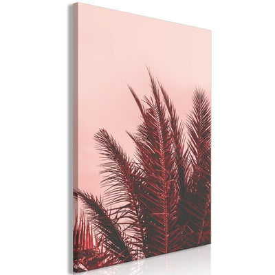 Quadro - Palm Trees at Sunset (1 Part) Vertical