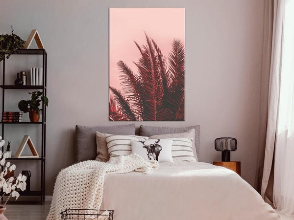Quadro - Palm Trees at Sunset (1 Part) Vertical