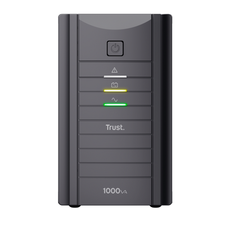 Batteria di Back-up Oxxtron 1000 VA con 2 Prese a Parete Colore Nero