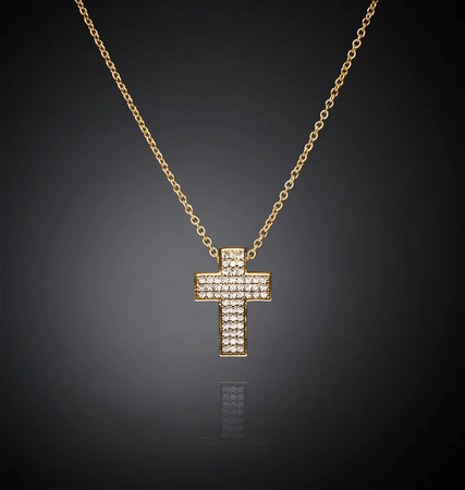 CHIARA FERRAGNI - COLLANA PENDENTE SQUARED CROSS