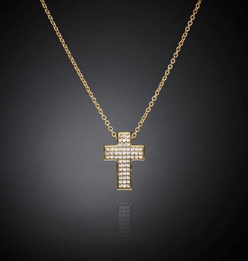 CHIARA FERRAGNI - COLLANA PENDENTE SQUARED CROSS