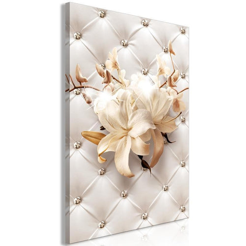 Quadro - Diamond Lilies (1 Part) Vertical