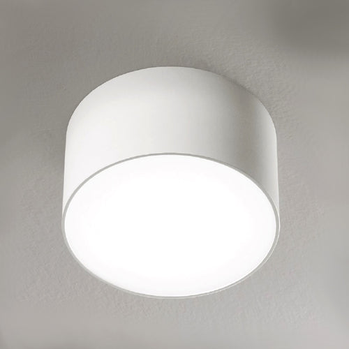 Plafoniera alluminio metacrilato Gea Led CLOE 65 GPL240N LED lampada soffitto bianco moderna