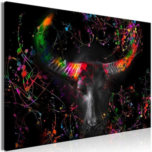 Quadro - Enraged Bull (1 Part) Vertical - Second Variant