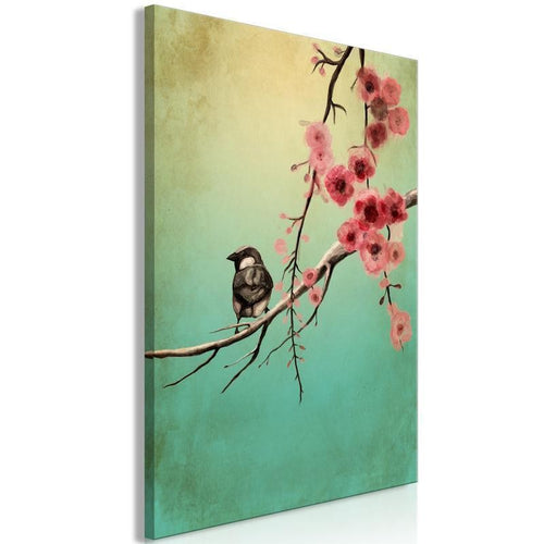 Quadro - Cherry Flowers (1 Part) Vertical