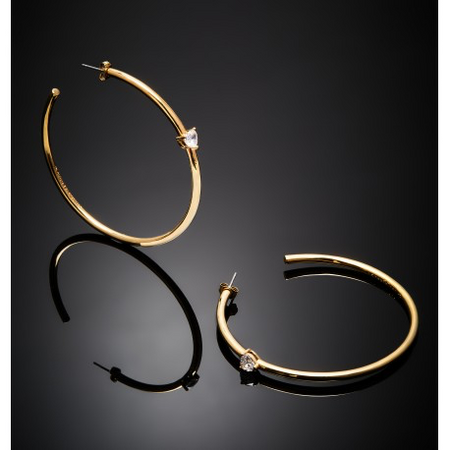 CHIARA FERRAGNI - ORECCHINI DONNA CERCHI MAXI HOOP COLLEZIONE CUORICINO NEON