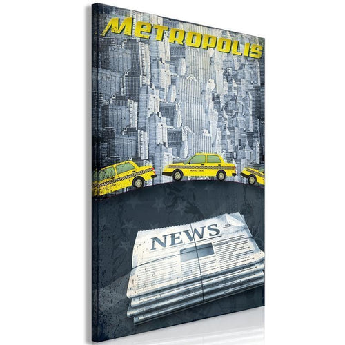 Quadro - Metropolis (1 Part) Vertical