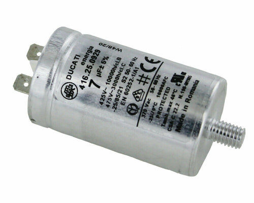 Condensatore Ducati spunto per motore asciugatrice Candy Hoover Zw 7uF 41039164
