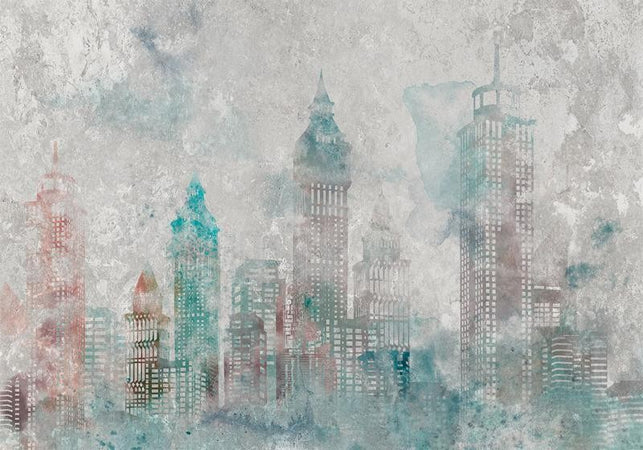 Carta da parati - Watercolour City