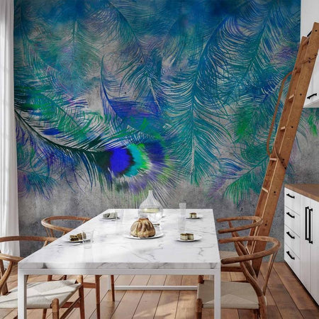 Carta da parati - Peacock Feathers