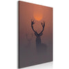Quadro - Deers in the Fog (1 Part) Vertical