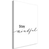 Quadro - Stay Mindful (1 Part) Vertical
