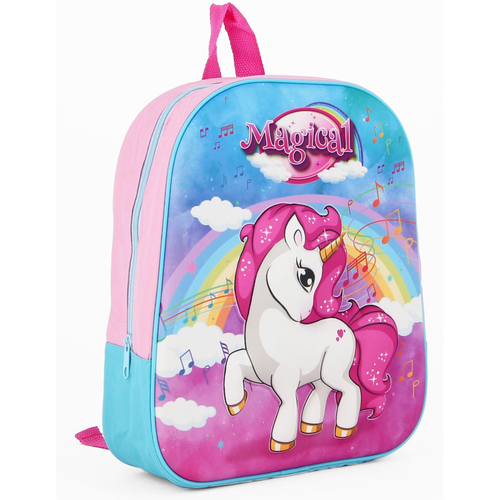ZAINO ASILO 3D UNICORNO BORSA SCUOLA BAMBINA