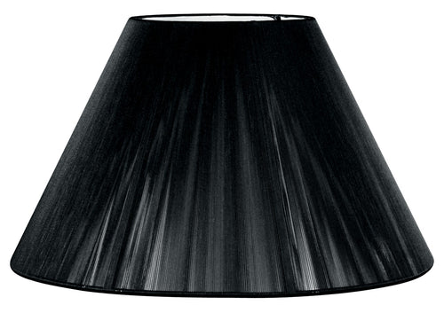 Paralume Tessuto Nero 35x20 cm E27