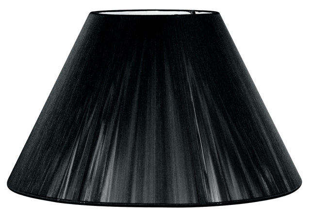 Paralume Tessuto Nero 35x20 cm E27