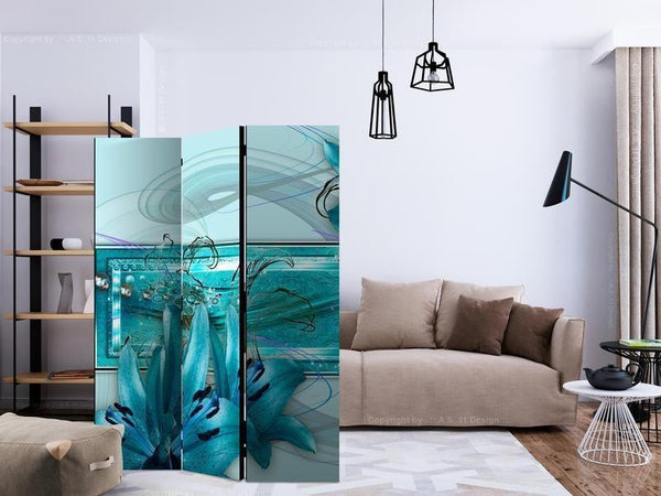 Paravento - Turquoise Idyll