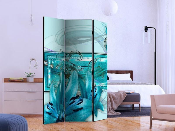 Paravento - Turquoise Idyll