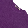 AURALEE Baby Suri Alpaca Sheer Knit p/o in Purple da uomo