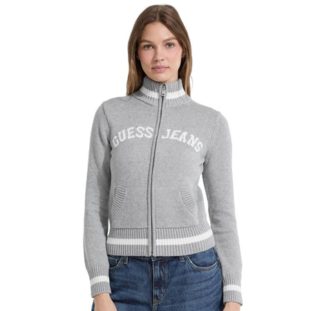 Guess maglione grigio con zip GJ W5YR31 Z3HM1 H90Z