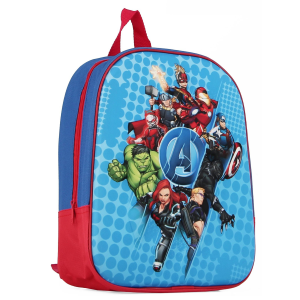 ZAINO ASILO 3D AVENGERS MARVEL BORSA SCUOLA BAMBINO