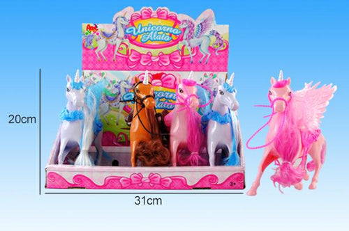 Unicorno alato 3 colori assortiti