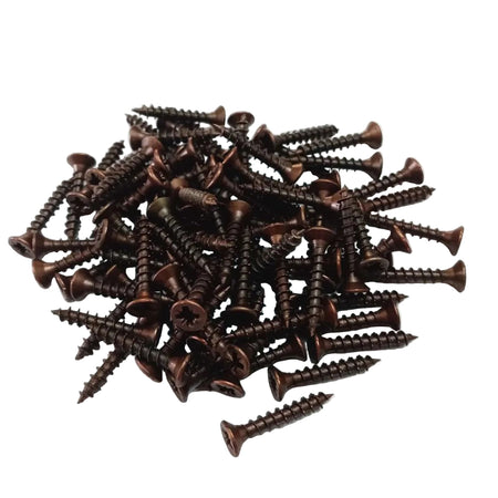 Vite 4,0x16mm - 100pz TPS testa conica bronzata per legno truciolare