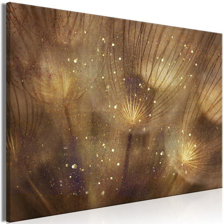 Quadro - Golden Dandelions (1 Part) Wide