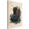 Quadro - Stately Buffalo (1 Part) Vertical