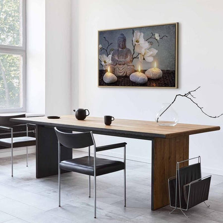 Quadro - Buddha and Stones (1 Part) Wide