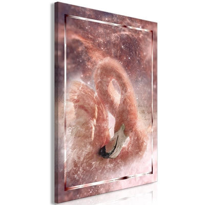 Quadro - Space Flamingo (1 Part) Vertical