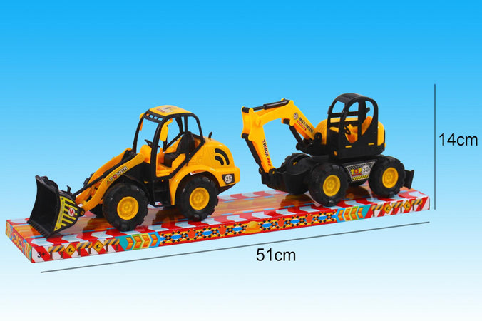 Set 2 Trattori a Frizione in 2 Assortimenti