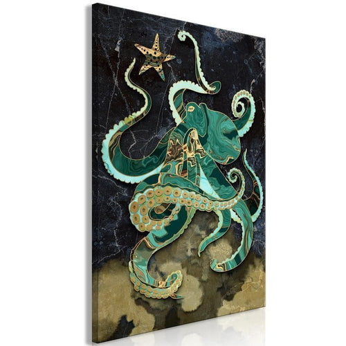 Quadro - Marble Octopus (1 Part) Vertical