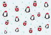 Carta da parati - Brawling Penguins