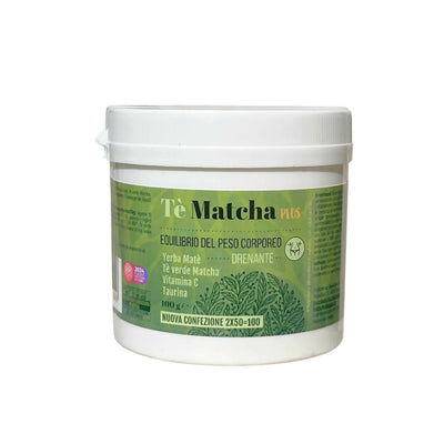 Tè Verde in Polvere con Taurina e Vitamina C - Tè Matcha – Antiossidante Naturale, Energizzante e Supporto Metabolico | 100% Puro 100gr - AlohaLabs