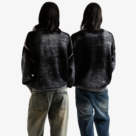 Maglione Wasted Paris Ashes Black
