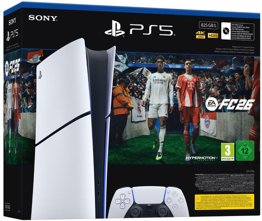 Console Playstation 5 PS5 Slim 825Gb Digital Version EU + FC 26 (Digital Edition)