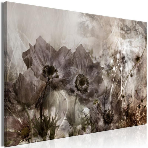 Quadro - Anemones in Sepia (1 Part) Wide