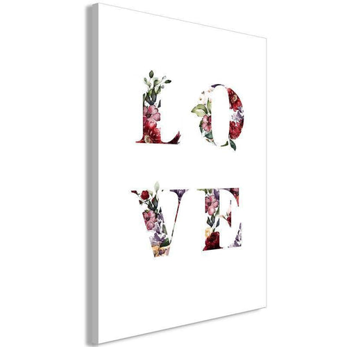 Quadro - Love in Flowers (1 Part) Vertical