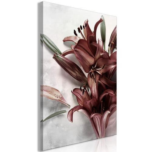 Quadro - Floral Form (1 Part) Vertical