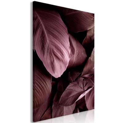 Quadro - Velvet Leaves (1 Part) Vertical