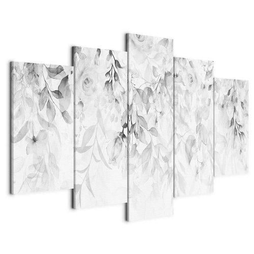 Quadro - Waterfall of Roses (5 Parts) Wide - Third Variant