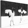 Quadro - Dancing Cranes (1 Part) Wide