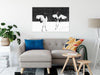 Quadro - Dancing Cranes (1 Part) Wide