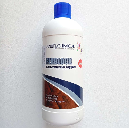 Ferblock 0,75lt rapido convertitore di ruggine fondo ancorante per vernici sintetiche