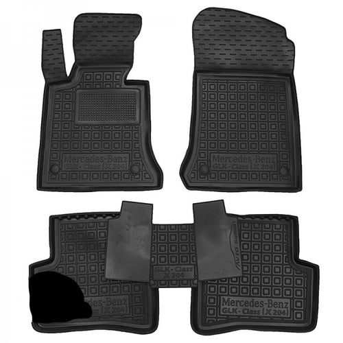 Tappetini di gomma su misura per Mercedes GLK-Class X204 '09-15
