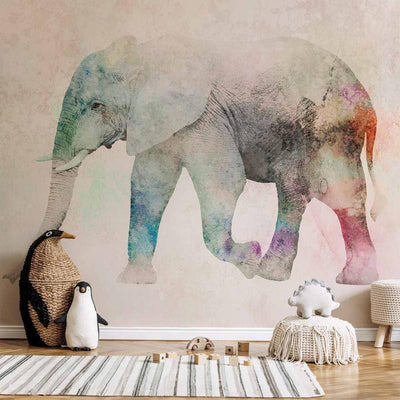 Carta da parati - Painted Elephant